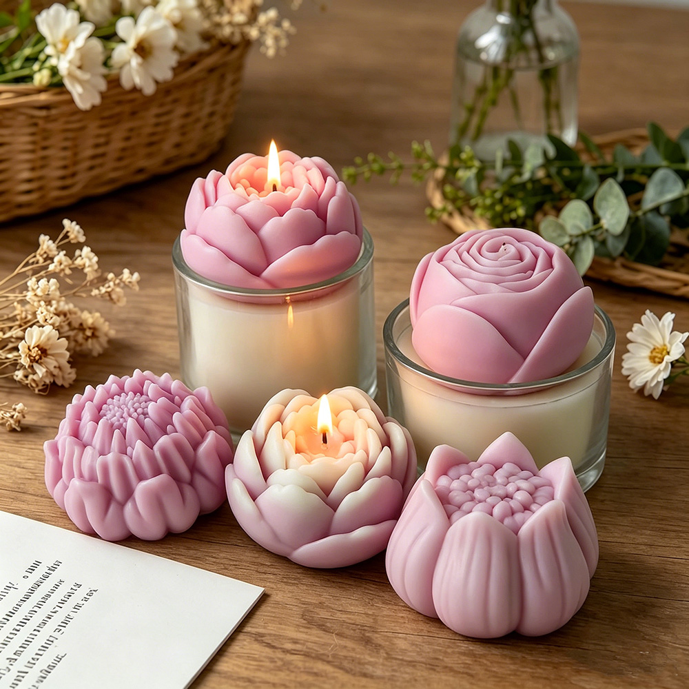 Candle Making Course - Molde de Silicona 3D con Forma