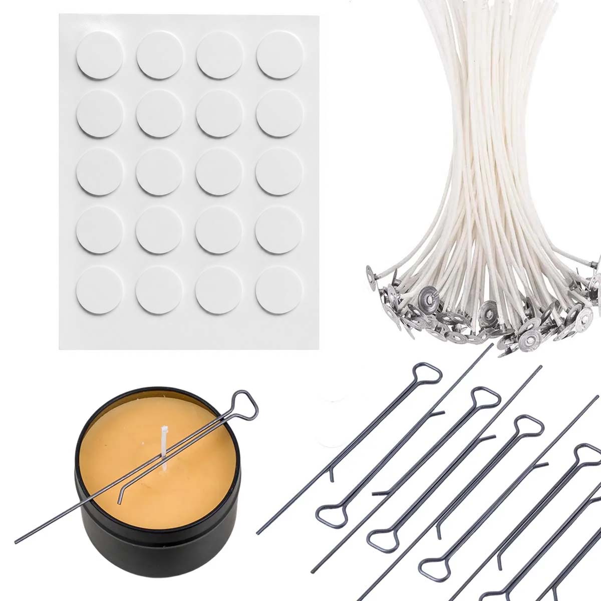 Candle Making Wicks - 5/10 piezas de 11 cm/4,3 pulgadas: