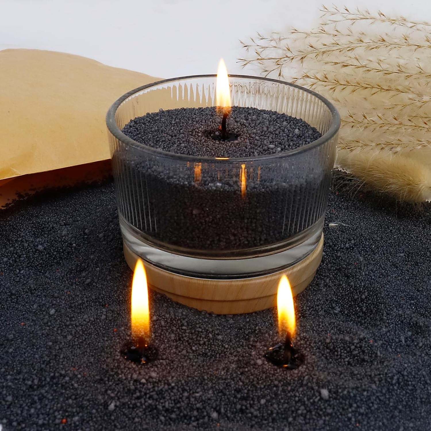 Candle Making Course - Arena Negra para Velas con Mecha,
