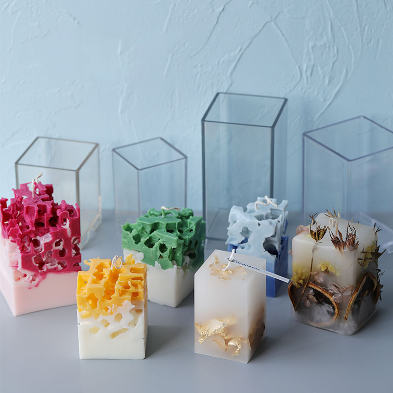 Candle Making Course - Molde de vela de columna rectangular