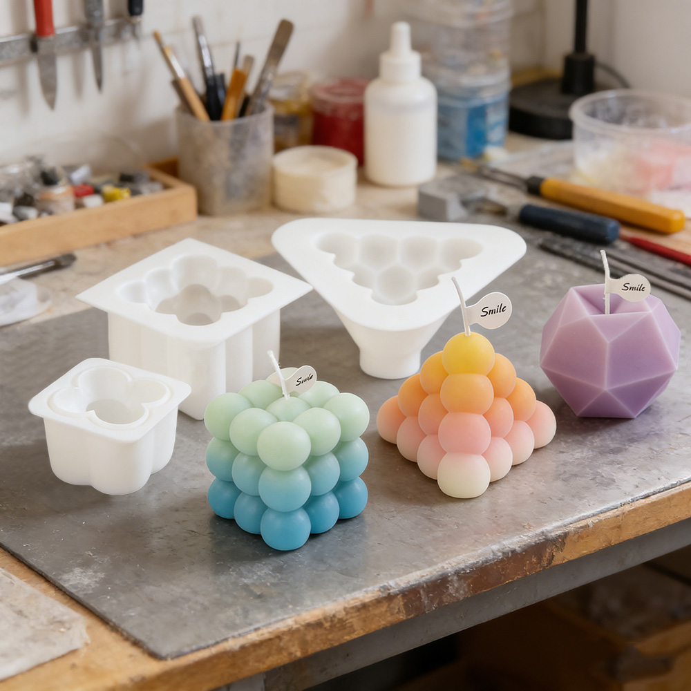 Candle Making Course - Juego de Moldes de Silicona para