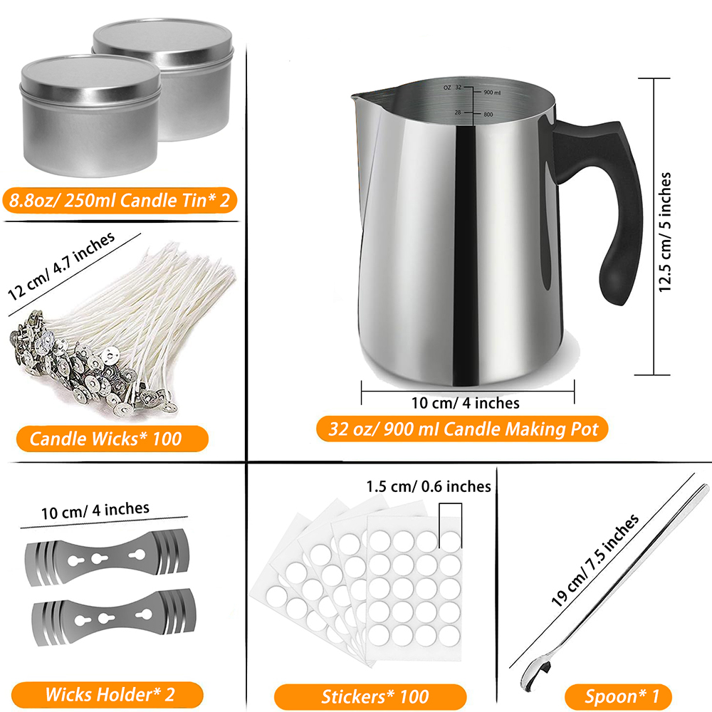 Kit de inicio para hacer velas - Candle Making Wicks reseña y precio