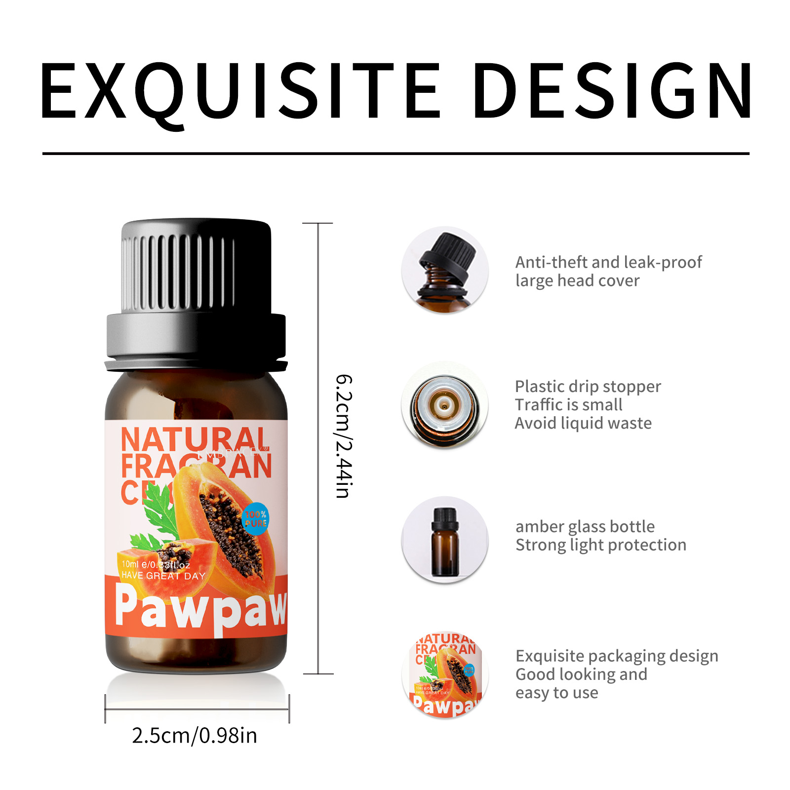 Aceites Aromáticos de Papaya d - Candle Making Oil Scents reseña y precio