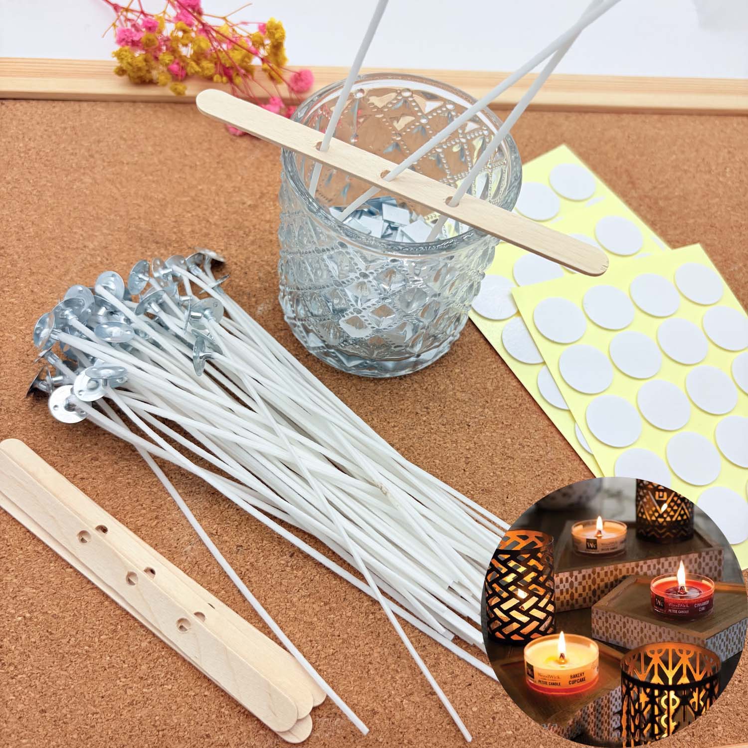 1 Juego de Kits DIY para Hacer - Candle Making Wicks reseña y precio