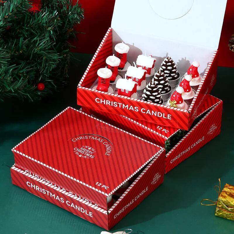 12 Velas Decorativas Navideñas - Candle Making Oil Scents reseña y precio