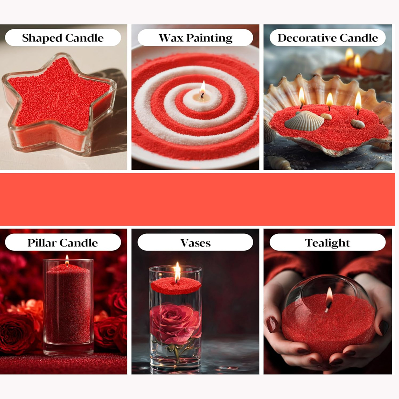 Velas perladas de arena verde, - Candle Making Wicks reseña y precio