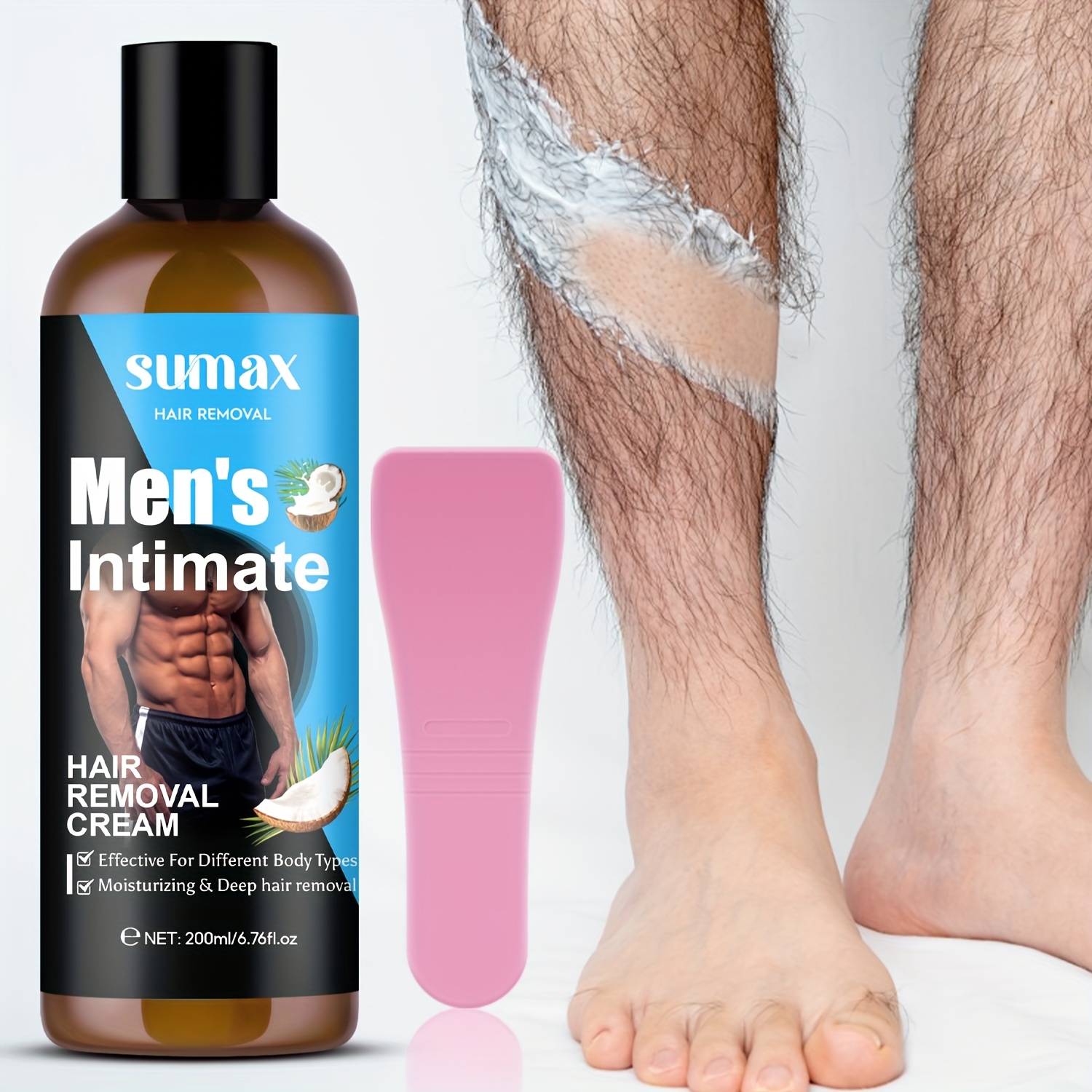 Crema Depilatoria para Hombre  - Coconut Wax Flake reseña y precio