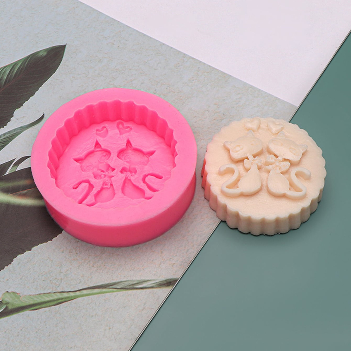 Molde de silicona para jabón c - Candle Making Video reseña y precio
