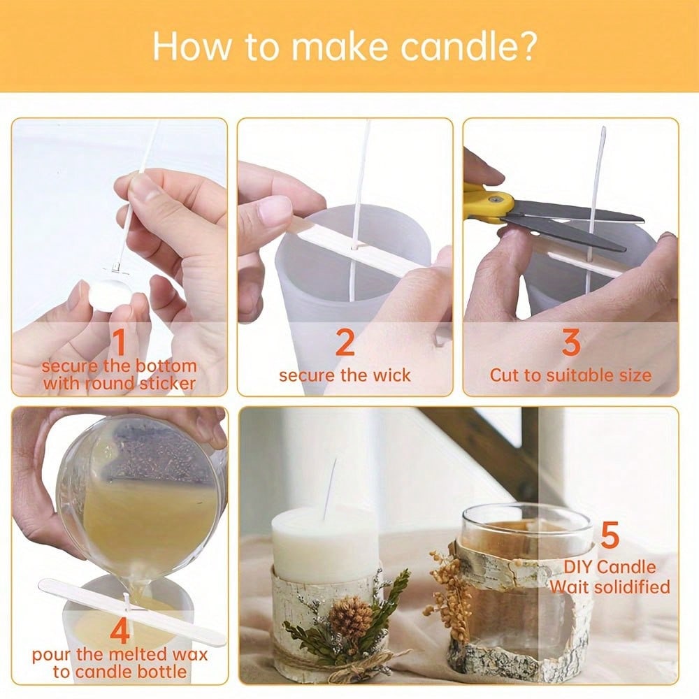 5/10/20/30/50 piezas de soport - Candle Making Wicks reseña y precio
