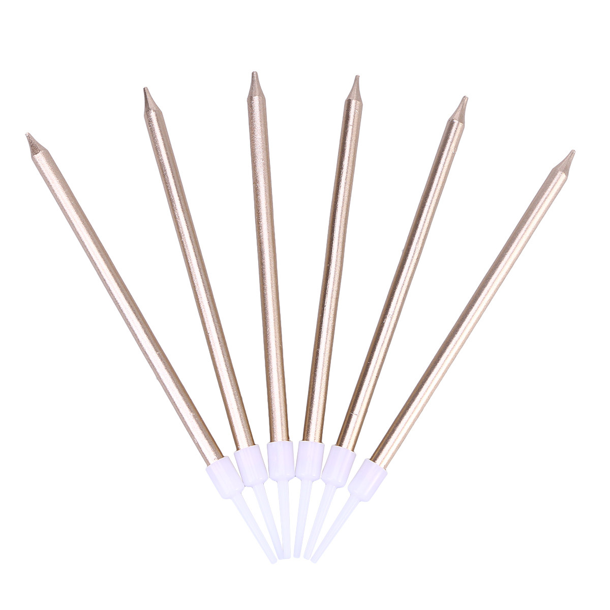 24 velas doradas y delgadas pa - Paraffin Candle Wax reseña y precio