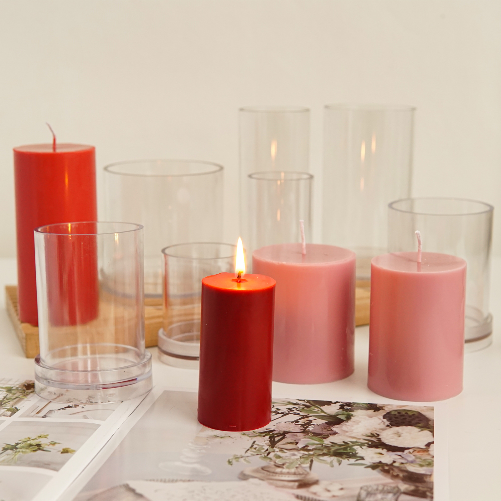 Varios moldes cilíndricos 3D p - Candle Making Course reseña y precio