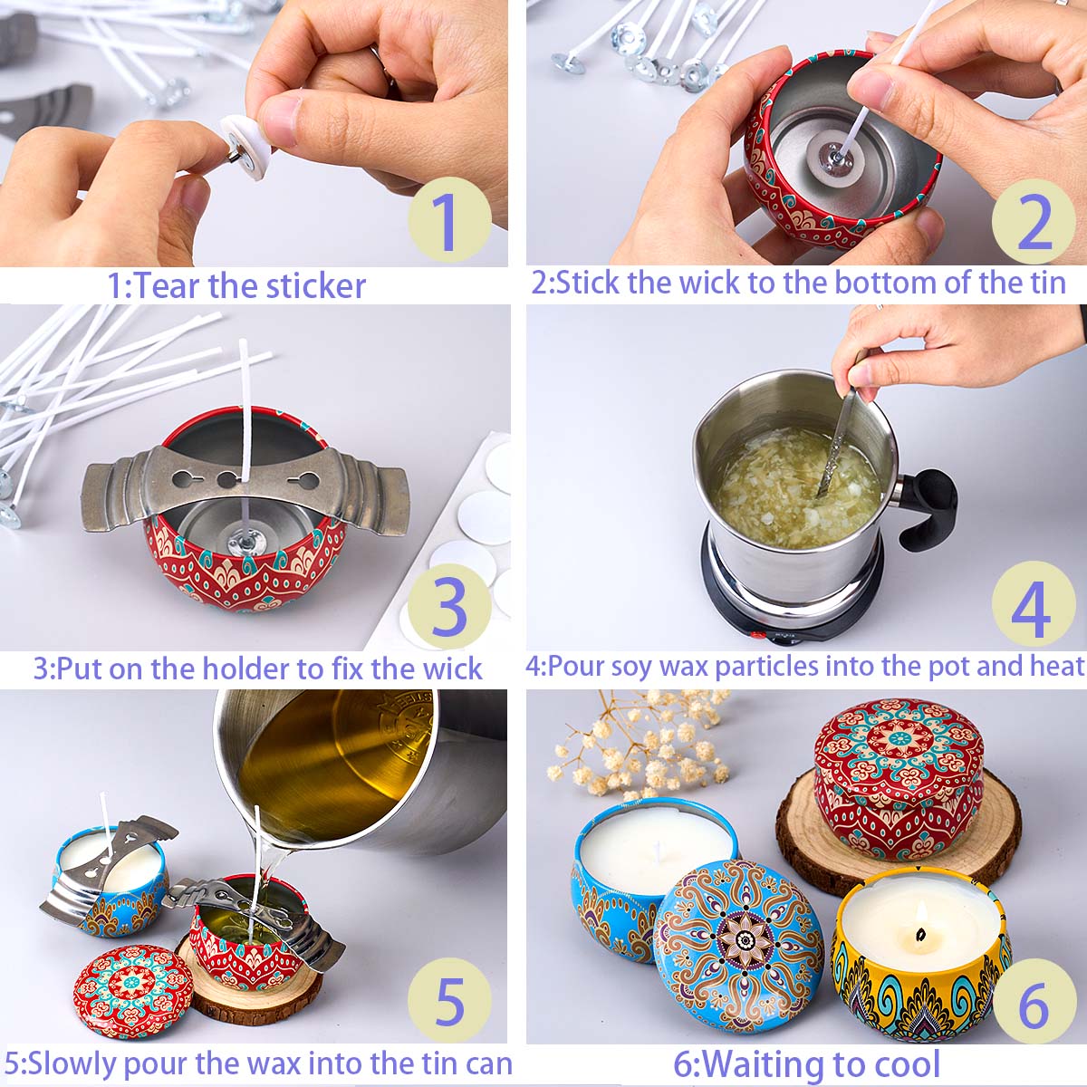 Kit de herramientas para hacer - Candle Making Wicks reseña y precio