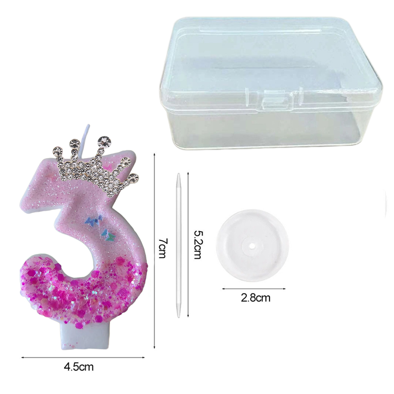 Vela de Cumpleaños Digital de  - Paraffin Candle Wax reseña y precio
